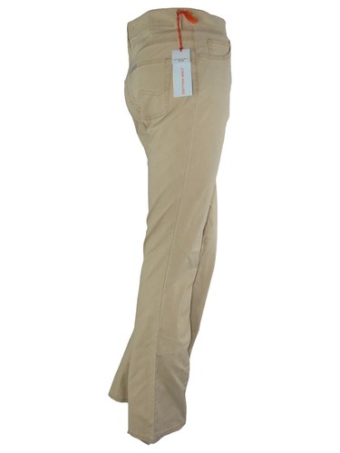 Cotton Belt Pantalone Da Donna Beige Bootcut In Cotone Gamba Scampanata Casual - Imagen 5 de 31