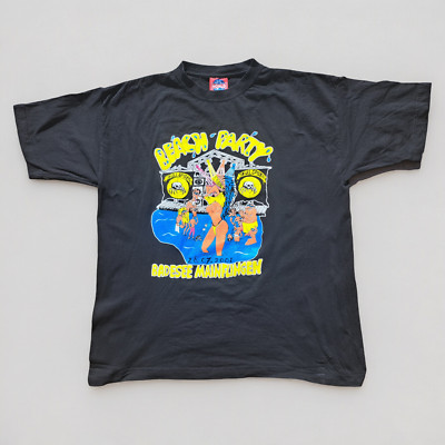 Basic World Tshirt Fun Party Mainflingen See Y2K Bj. 2001 Gr. L