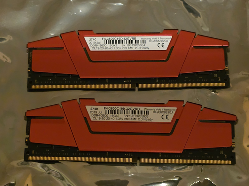 G.SKILL Ripjaws V Series 32GB (2 x 16GB) 288-Pin PC RAM DDR4 3600