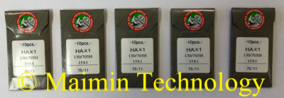 50 ORGAN HOME EMBROIDERY MACHINE NEEDLES 75/11 SHARP