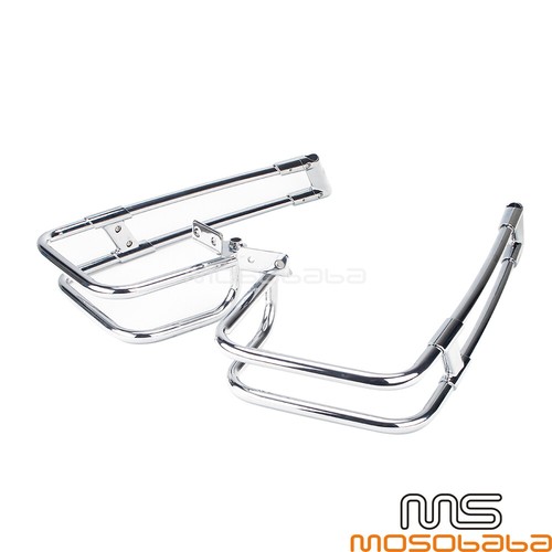 Saddlebag Rail Guards For Harley Touring FLH Road King Electra Glide 2014-2022 - Picture 4 of 9