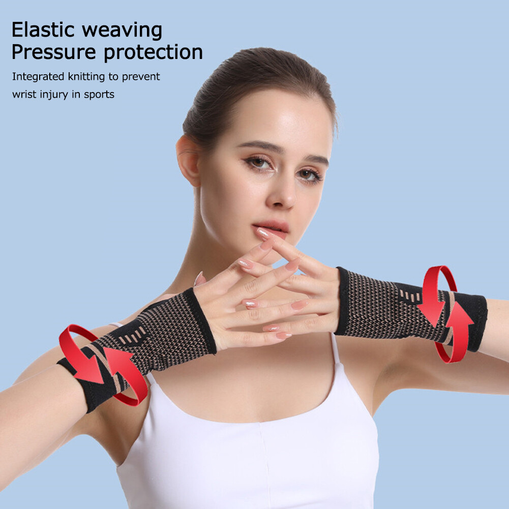 Knitted Wrist Support Breathable Wear Resistant Wristband for Men Women