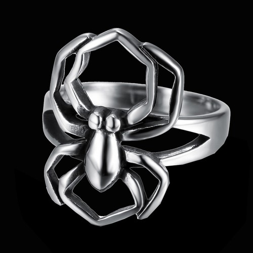 Stainless Steel Spider Ring Size 5-11 - Picture 5 of 6