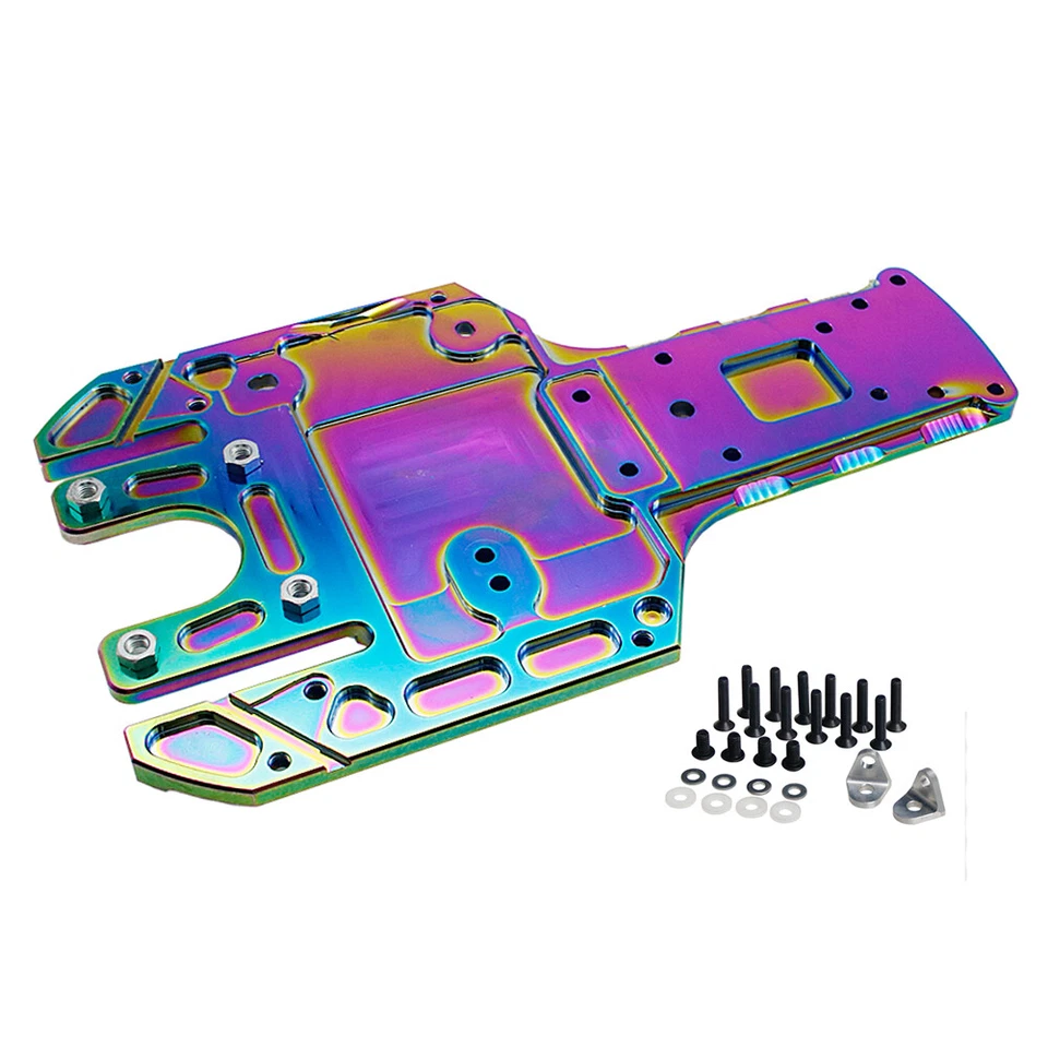 Metall Bunte hinteres Fahrgestell Platte für 1/5 HPI Baja KM 5B rc Autoteile - Bild 4 von 4