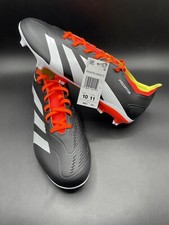 New adidas Predator League L FG Soccer Cleats Black Orange IG7762 Mens Size 10
