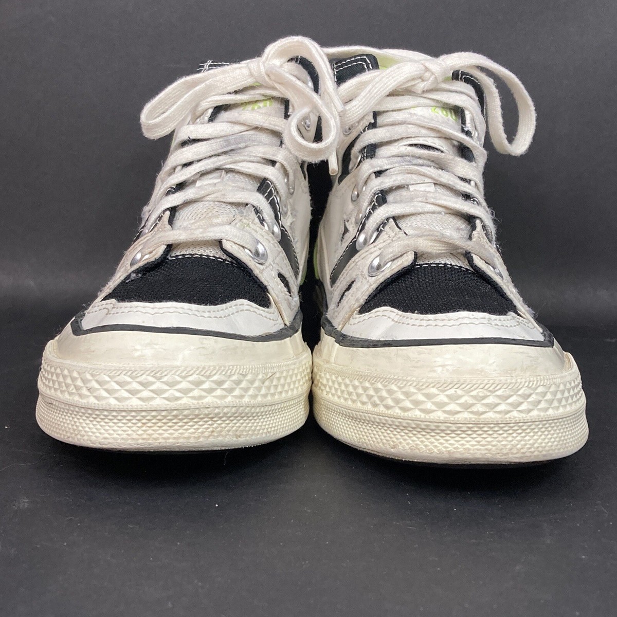 Converse Chuck 70 E260 High Beige-Men 5/Women 7-White/Black/Green
