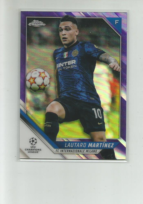 2021-22 Topps Chrome UEFA League Purple Refractors #30