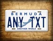 Personalized Bermuda Another World License Plate 6x12 Custom