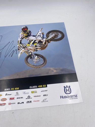 Poster firmato Jason Anderson #21 Rockstar Husqvarna - Foto 4 di 7