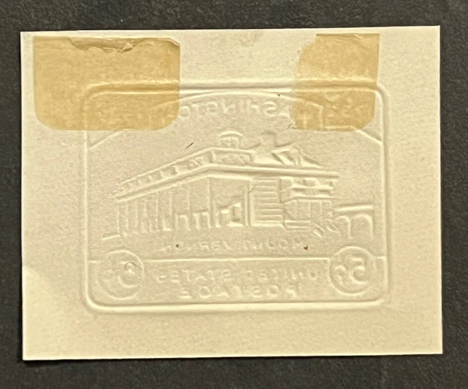 Travelstamps: US Stamps Cut Square Scott #U528 Mount Vernon Mint Hinged - Image 3 of 4