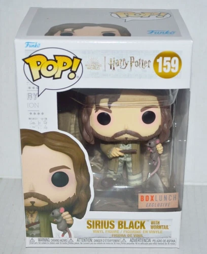 Funko POP Harry Potter Sirius Black Wormtail 159 Figure Box Lunch Exclusive MINT