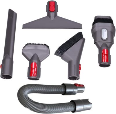 6x Zubehör Set Ersatz für Dyson V7 V8 V10 V11 V12 V15 mit Verlängerungs Schlauch