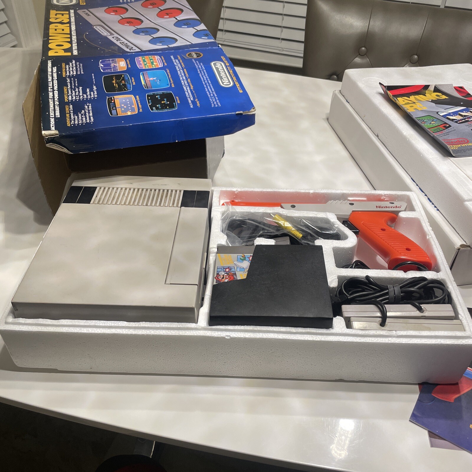 Nintendo NES Power Set COMPLETE Original Box in EXCELLENT Condition ...