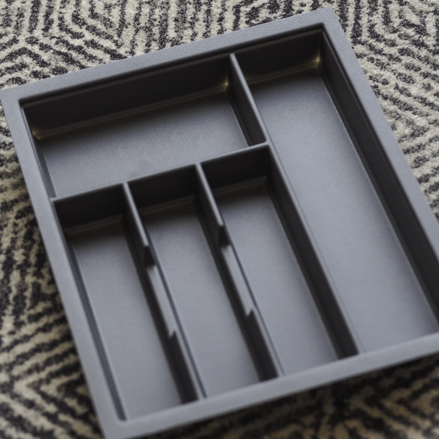 450mm Charcoal Grey Kitchen Cutlery Tray Grass Scala Drawer 430mm x 356mm