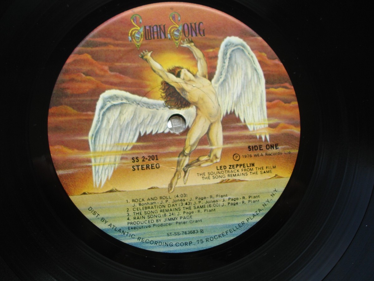 米5LP Led Zeppelin The Soundtrack From The Film The Song Remains The S R1565219 Swan Song /01040 Led Zeppelin – The Soundtrack From The Film The Song Remains