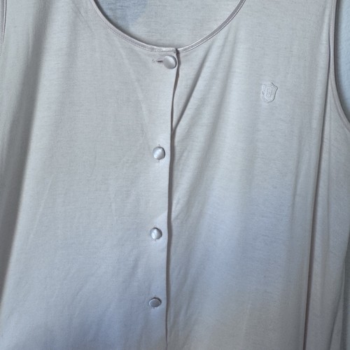 Hanro of Switzerland Cotton 100% Cotton Peach S Nightgown Sleep Shirt Dress - Picture 4 of 6