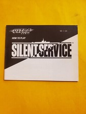 Silent Service NES Manual -NES-IV-USA