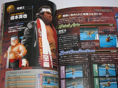 Tohkon Road Brave Spirits Pro Wrestling N64 Japan Official Guide Book US Seller - Picture 6 of 8