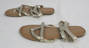 faux leather capri sandals