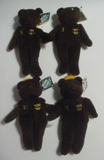 4 Salvino Bamm Beano Beanbags - Babe Ruth, Roger Maris, Mark McGwire, Sammy Sosa