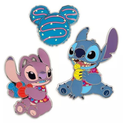 "Juego de 12" de felpa y alfileres colección Disney Stitch Attacks bocadillos Macaron Collection ¡NUEVO! LIMITADO - Imagen 6 de 10