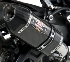 Yoshimura 1160020220 R-77 slip-on exhaust SS-CF fits 2011-on GSXR600 GSXR750