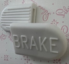 Silver Cross Coach Built Pram Brake Pads Silver Stream Silvercross Spares x 2