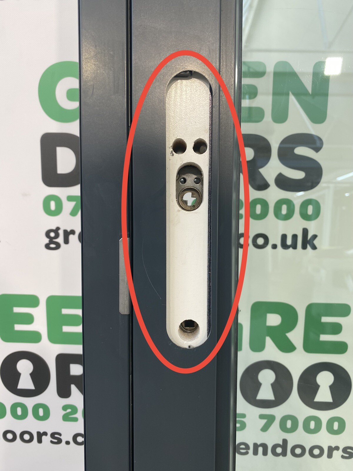 ALI CLAD BACK DOOR NORDAN BALCONY ANTHRACITE GREY EXTERNAL EXTERIOR