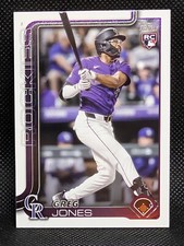 Greg Jones 2025 Topps Series 1 Colorado Rockies #36 RC