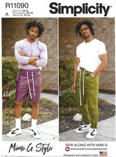 Simplicity R11090 Pants, Shorts w Welt, Flap, Patch, Bellows Sz XS-XL UC S9338