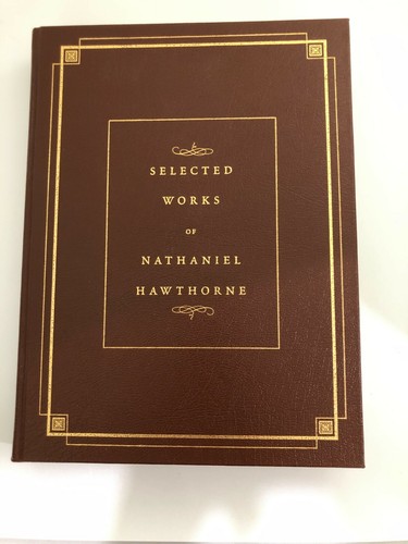 Lot of 3 LARGE PRINT Leather-Bound Mundus Media 2002 Bronte Stevenson Hawthorne - Picture 8 of 12
