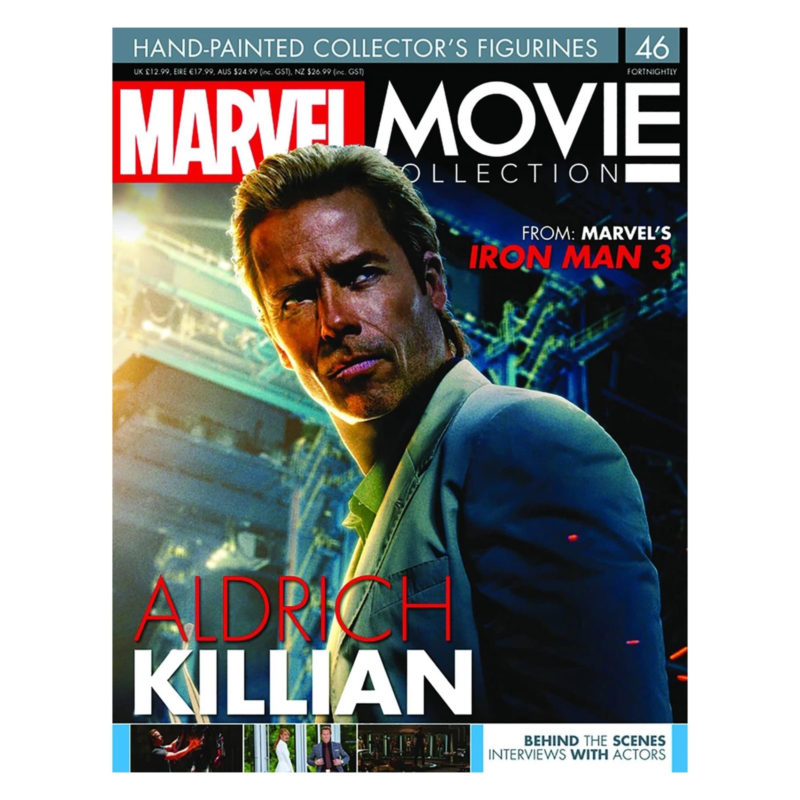 Eaglemoss Marvel Movie Collection Magazine Issue #46 Aldrich Killian