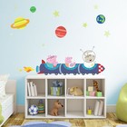 Peppa Pig rocket train wall stickers pack | Official Peppa Pig wall stickers