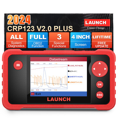 2026 LAUNCH CRP123 V2.0 Plus KFZ OBD2 Diagnosegerät Auto Kfz-Codelese ALL SYSTEM