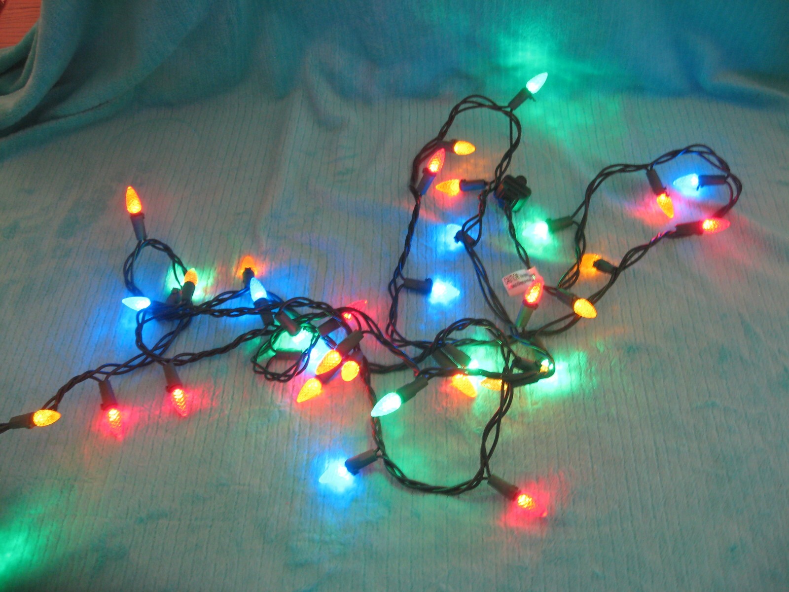 Ting Shen Christmas Tree Light String 50 lights 14 1/2 feet LED? eBay