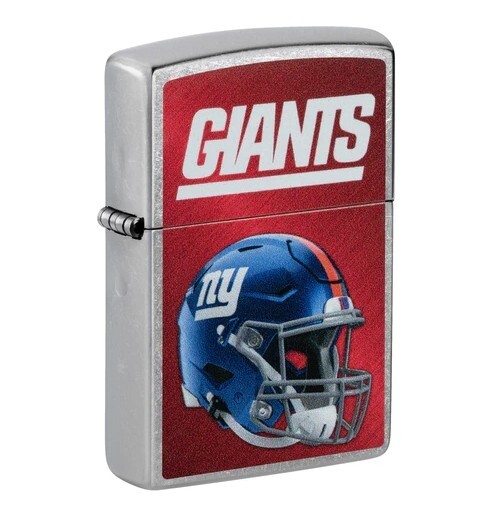 Zippo NFL New York Giants Helmet Street Chrome Pocket Lighter