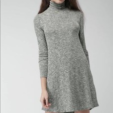 Forever 21 Heathered Green Sweater Swing Dress