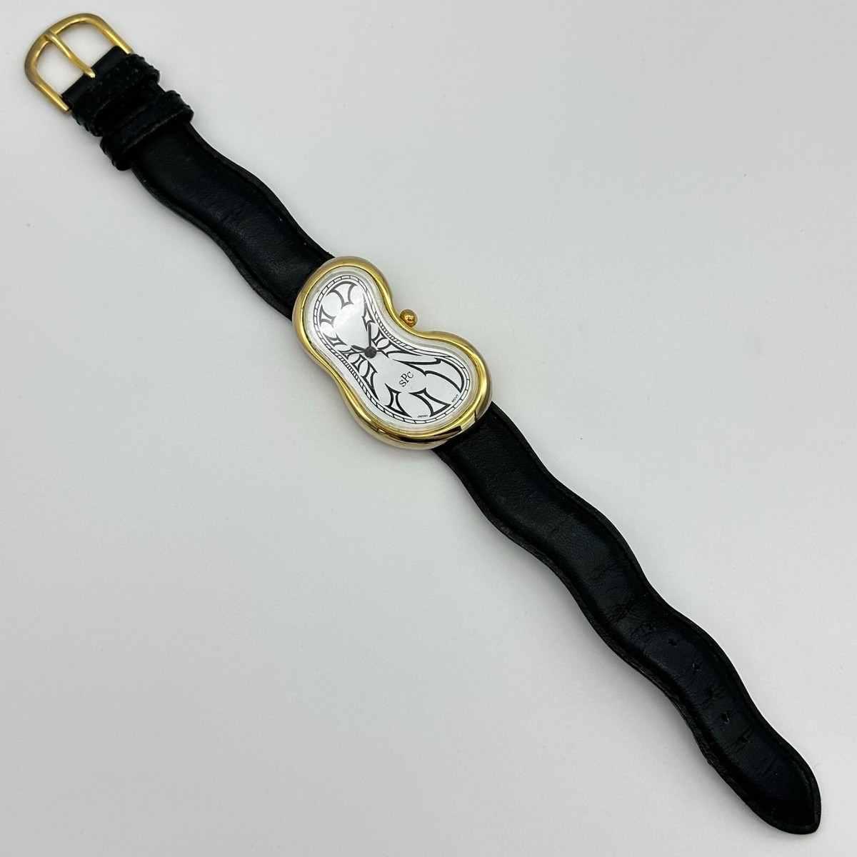 Vintage Men's Gold Tone SPC Salvatore Dali Softwatch Melting Watch