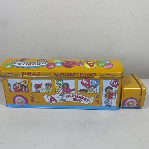 A-Z Alphabet Bus Tin Box Set 22 Books Flying Frog Publishing - Picture 5 of 6