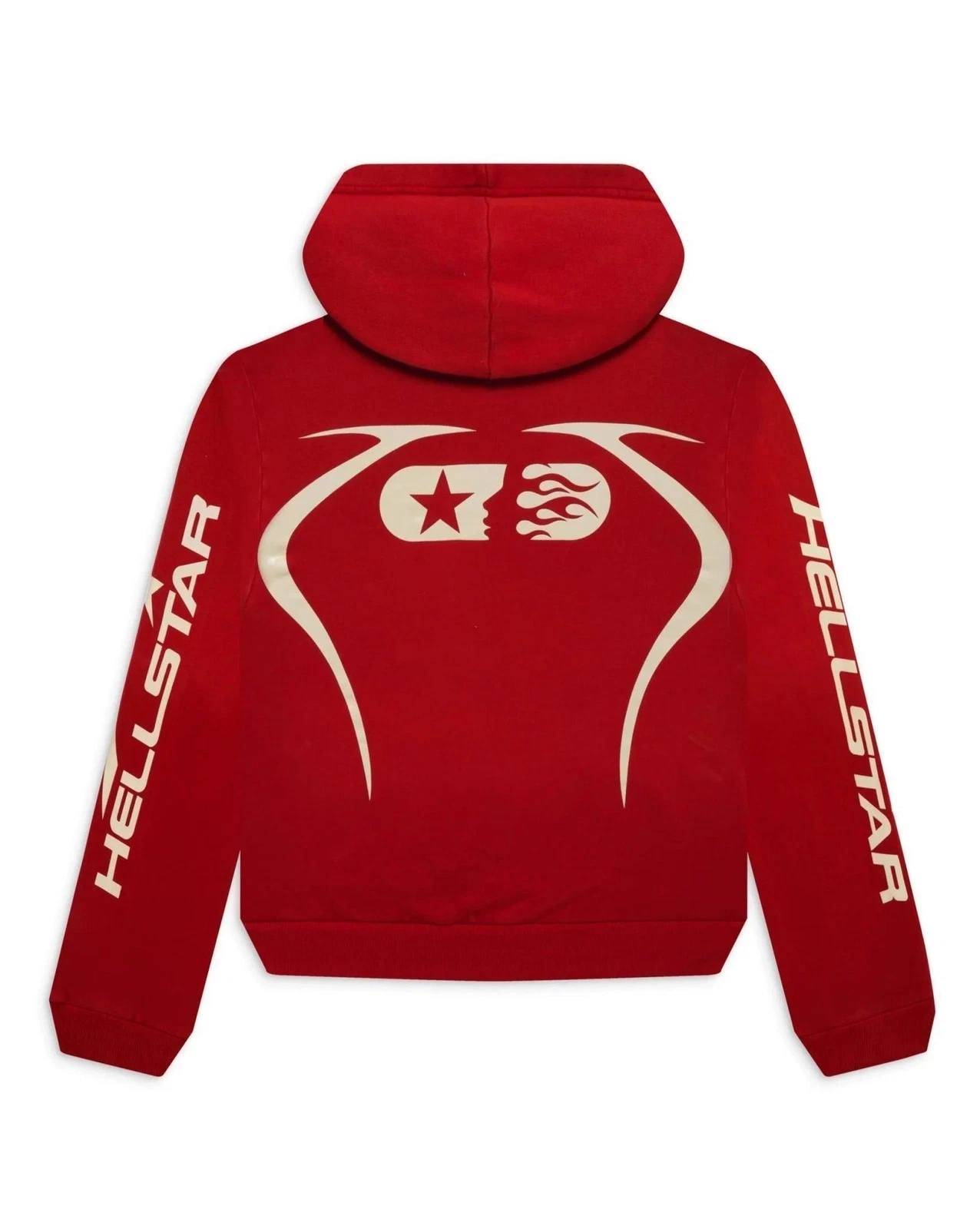 HELLSTAR HOODIE RED - Thumbnail 2