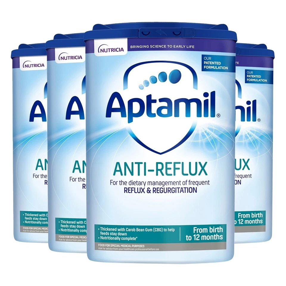 4 x 800g Aptamil Anti-Reflux Infant Milk Suitable From Birth - 12 Months - Image 2 of 4