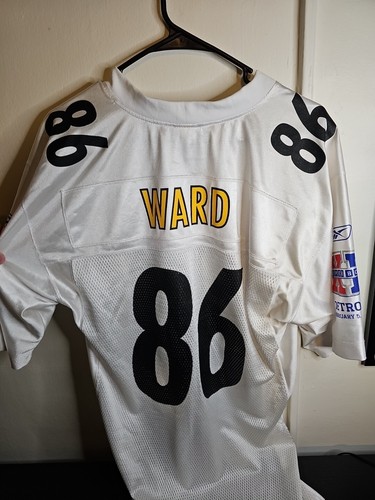 HINES WARD Pittsburgh STEELERS Football SUPER BOWL XL Reebok Medium - Picture 4 of 4