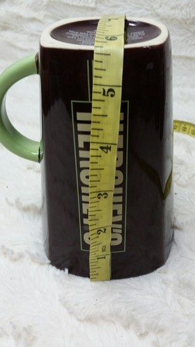Hershey Kiss tall Mug Cup Good Night Kisses Cocoa Brown/Mint Green - Picture 6 of 7