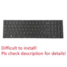 US Black Non-Backlit Keyboard for HP Pavilion gaming 15Z-ec200 CTO