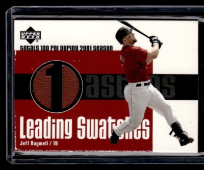 2003 Upper Deck Leading Swatches Jeff Bagwell #LS-JB HOF