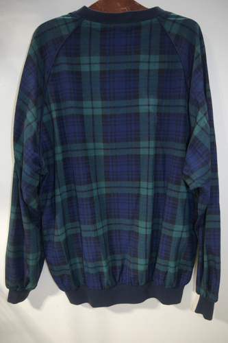 C27 Slazenger 1995 U. S. Open Golf Club Vintage Crewneck Plaid Top L/XL Men's - Picture 7 of 9