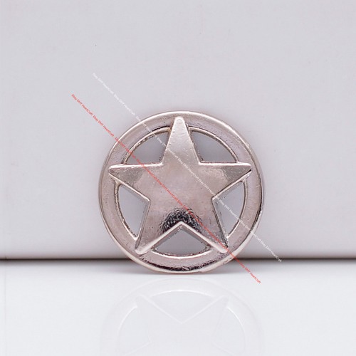 30X Silver Western Texas Star Saddle Leathercraft Rivet Stud Concho Rivetback - Picture 3 of 8