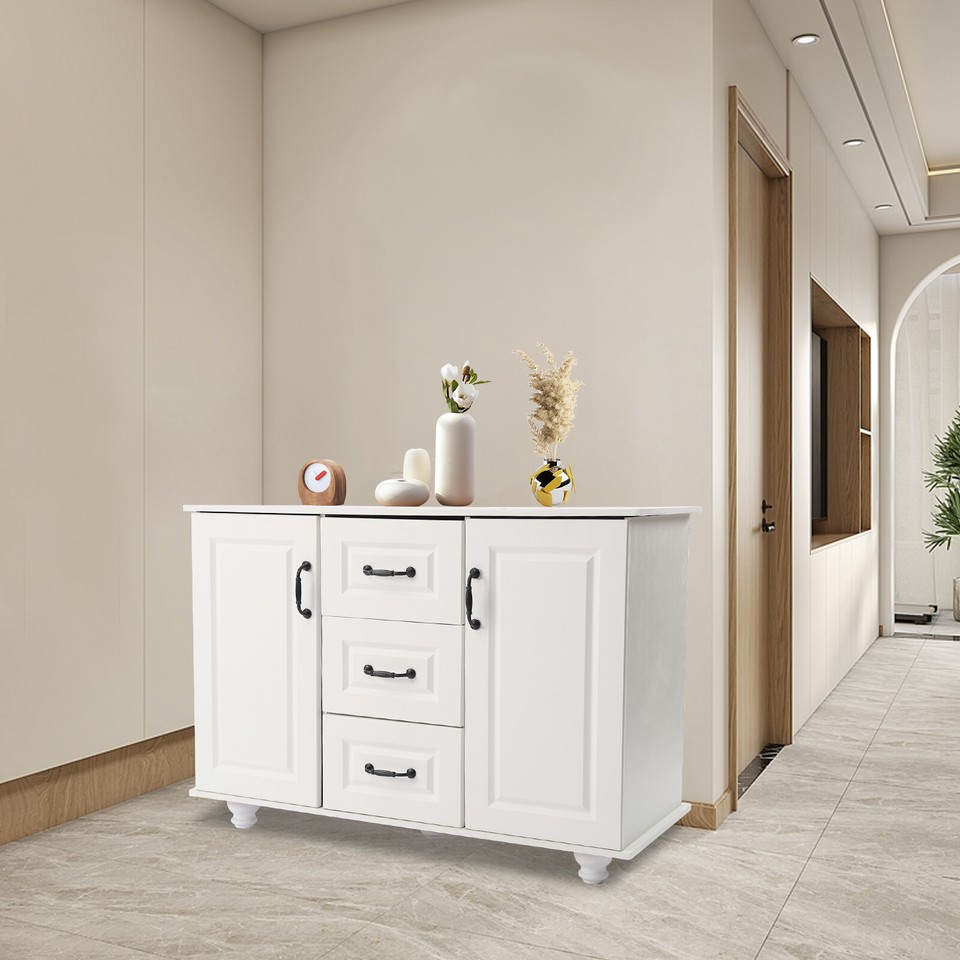 Kitchen Sideboard Buffet with Storage Drawers Coffee Bar for