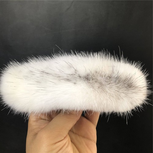 Women's Real Mink Fur Hair Clip Hair Claw Bobby Pin Hair Pin Hair Accessories - Picture 2 of 5