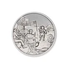CONSPIRACY THEORIES SERIES – MOON LANDING – 1 TROY OUNCE .999 FINE SILVER